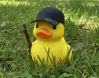 Hunter Duck With Rifle | 3D Printed Country Vibe Gift | Outdoor Lover Collectible | Off-Road Ducking Fun | Gift For Husband