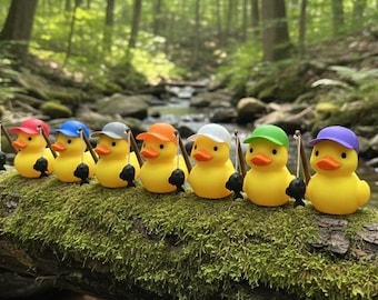 3D Printed Fisherman Duck, Make your own hat, Outdoor Adventure Toy