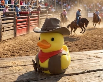 Texas Cowboy Duck | Unique Dashboard Ducks  | 3D Printed Duck | 4X4 Off-road Gift