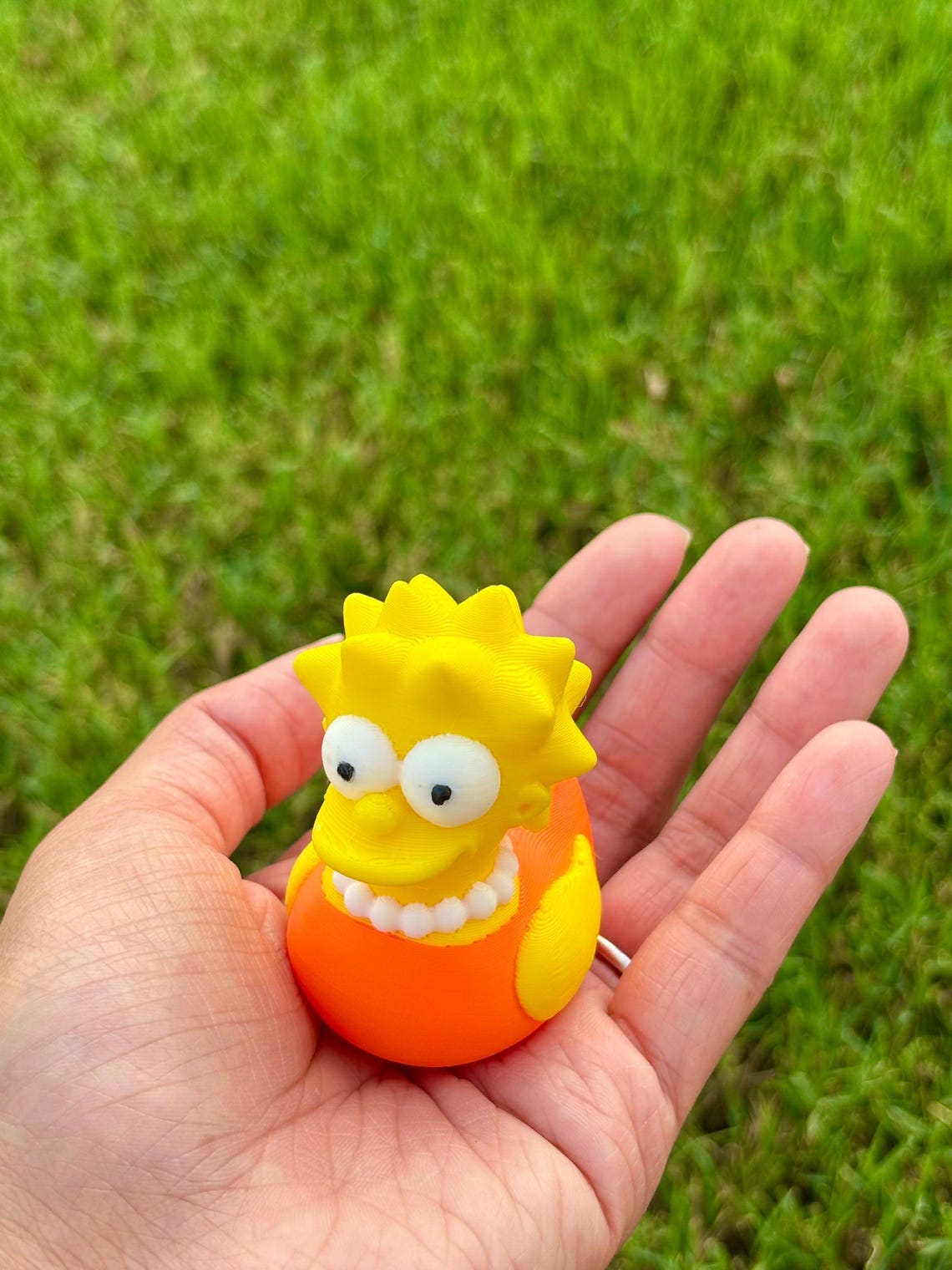 Lisa Simpson Rubber Duck | Funny 3D Printed Duck | Simpsons Collectible ...