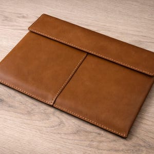 Folder A4 PDF Template Leather Pattern with Stitching Holes