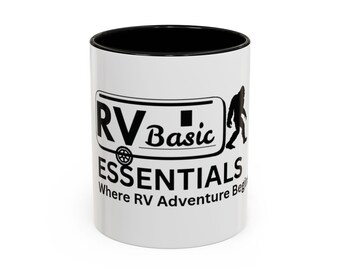 Adventure RV Coffee Mug: Bigfoot Camping Cup