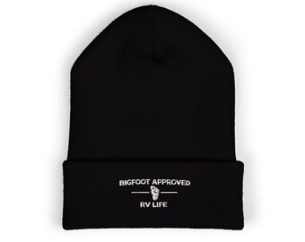 Bigfoot Approved RV Life Beanie | Embroidered Camping Hat