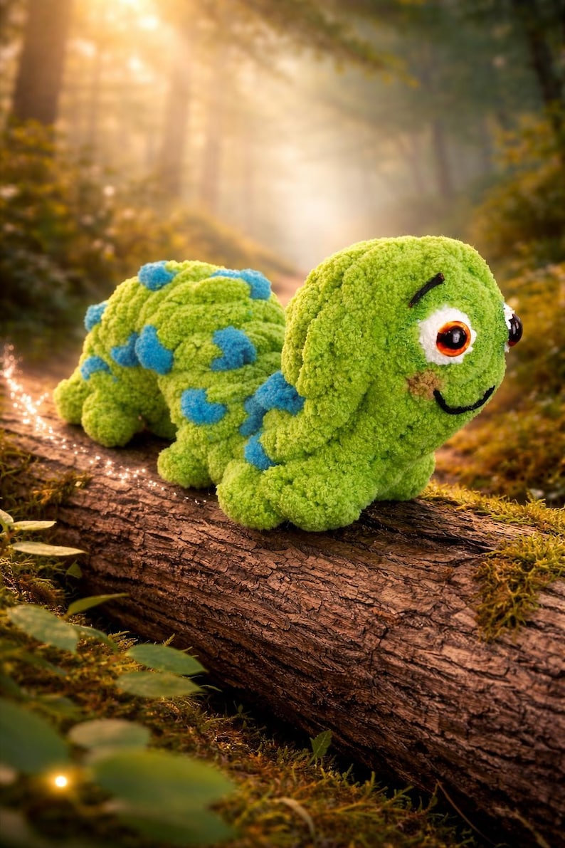 Inchworm Plushie Finger Knit Pattern (intermediate) PDF Only, No Video ...