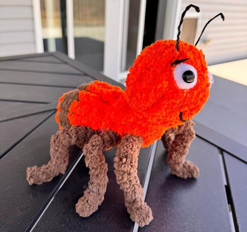 Poseable Ant Plushie Finger Knit Pattern (intermediate) PDF Only, No ...