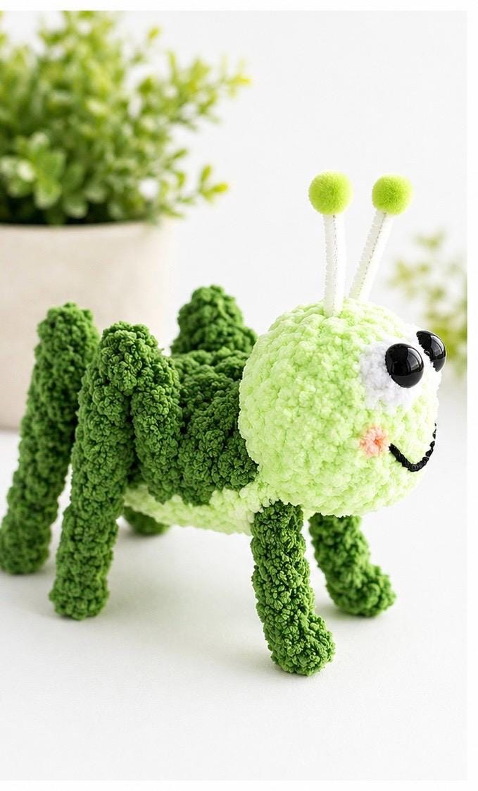 Knitted Insects Patterns Finger Knit Bug Plushie 4-patterns Bundle | Intermediate | PDF Download ...