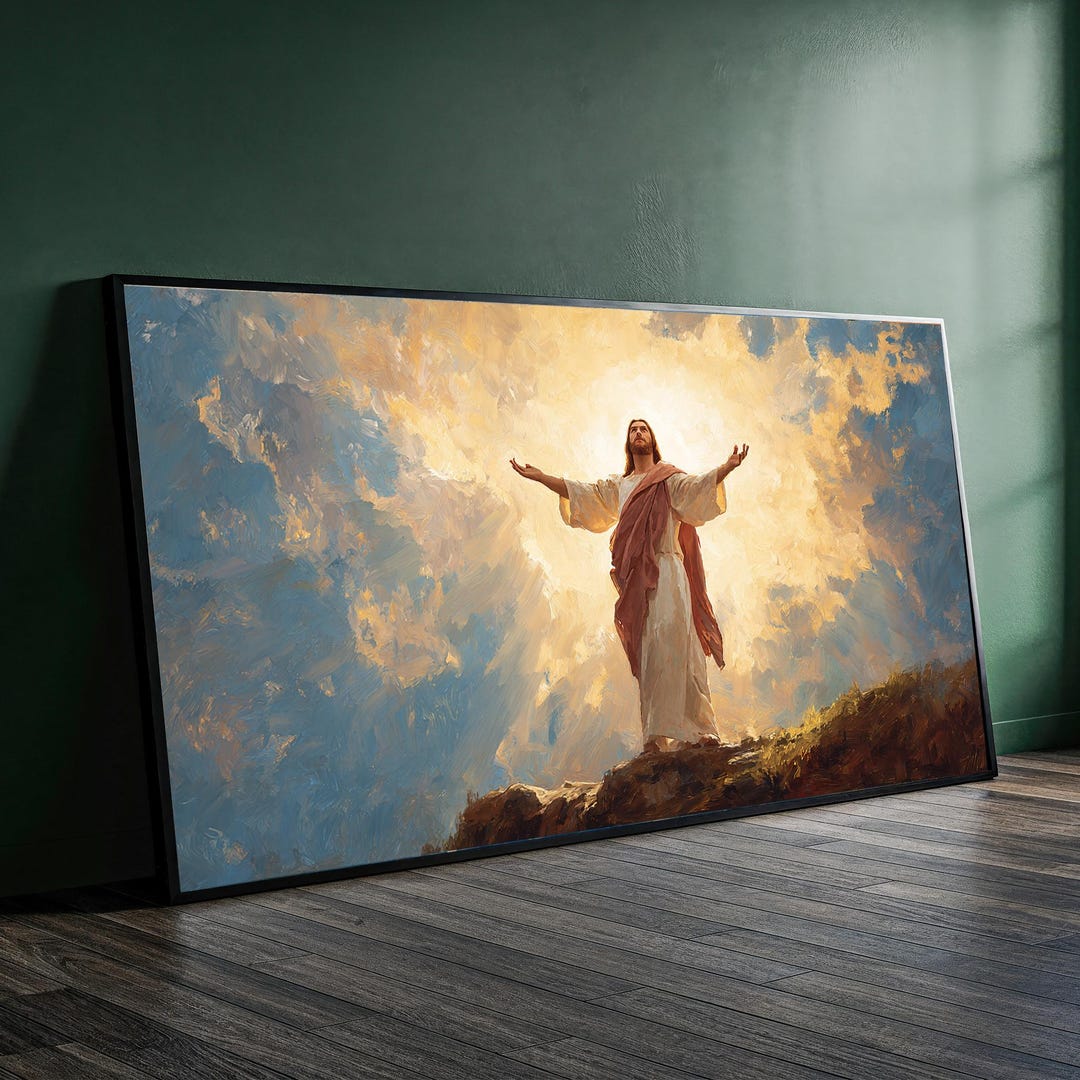 Jesus Wall Art - Christian Faith Canvas Print - Light of Christ ...