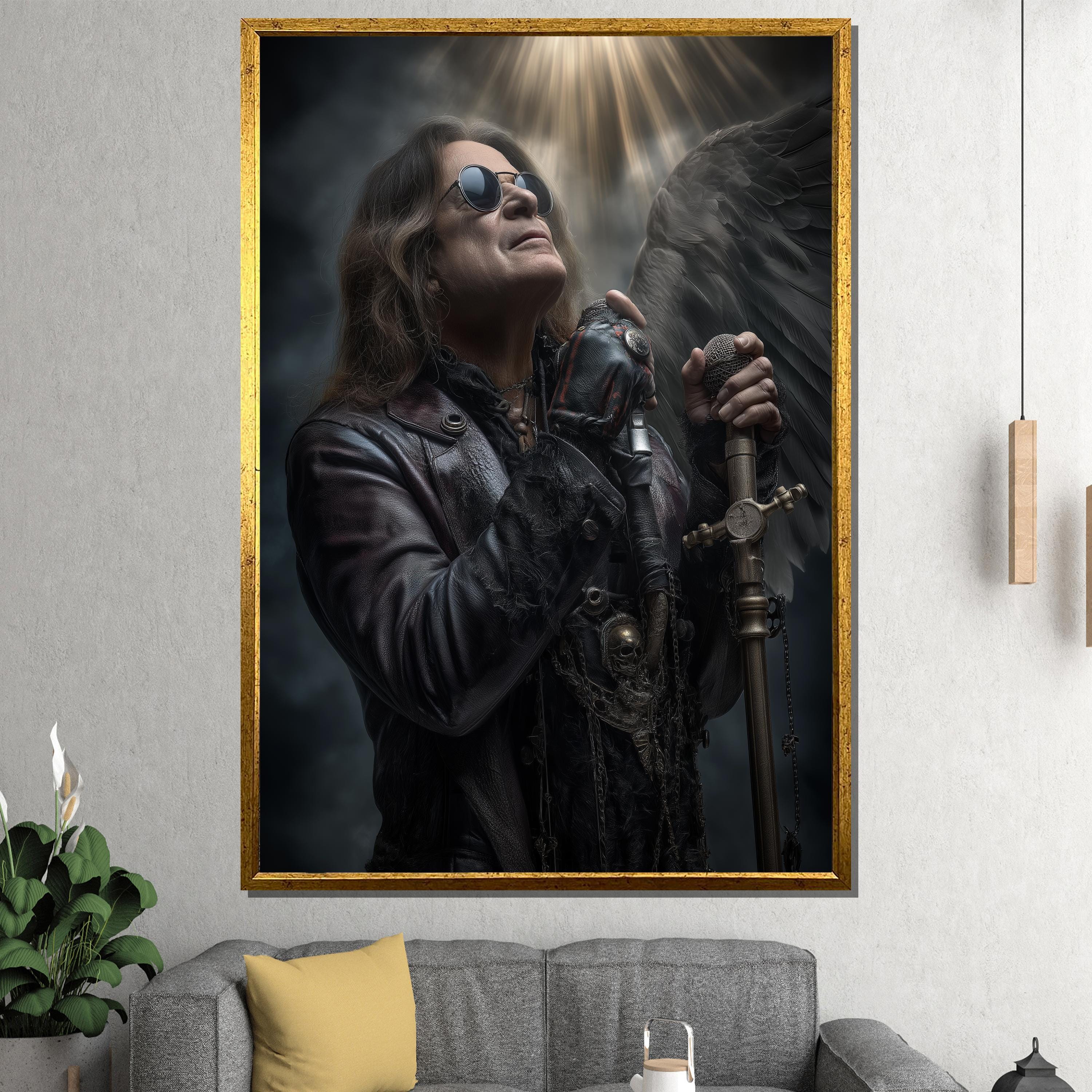 THE ROCK ART ARCHIVES　～ANGEL～ Angel Art Print - Vintage Angel Framed Art – Museum Quality Art