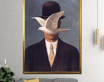 額装済/山高帽の男 2013（ルネ マグリット） 額装済/山高帽の男 2013（ルネ マグリット）