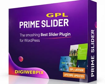 Prime Slider PRO WordPress Plugin GPL | Elementor Addon | Lifetime Updates