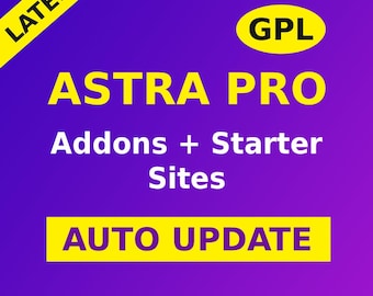 Astra Theme with Pro Addon & Starter Templates GPL License | Unlimited Website Uses | Latest Version