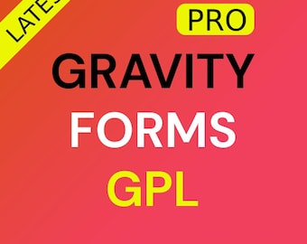 Gravity Forms Pro - GPL License | Form Builder Wordpress Plugin | Use on Unlimited Sites