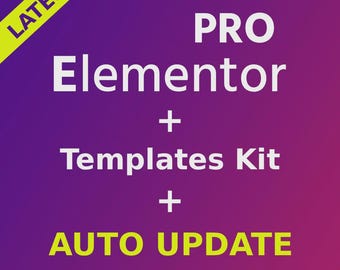 Elementor Pro WordPress Page Builder Plugin GPL License | Unlimited Websites | Latest Version