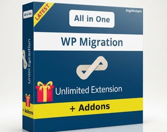 All in one WP Migration : Unlimited Extension WordPress Migration Plugin (GPL) Latest