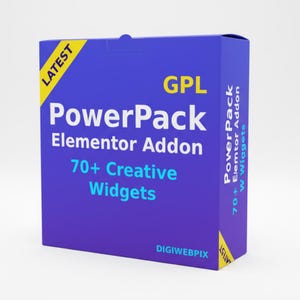 PowerPack Addons Pro GPL för Elementor | 70+ widgetar och tillägg | Regelbundna uppdateringar | Obegränsad användning