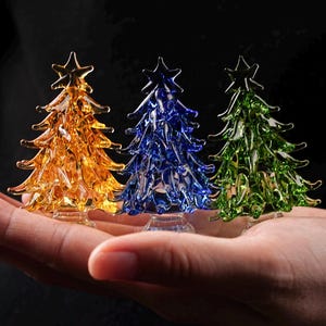 Handmade Stained Glass Christmas Tree, Glass Christmas Trees, Unique Holiday Decor, Home Decor, Personalized Gift for Her, Christmas Day