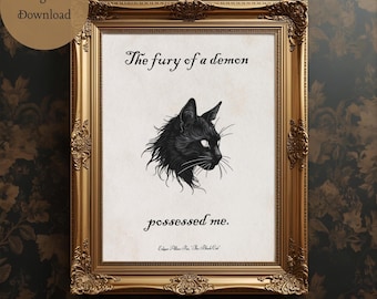Edgar Allan Poe Print | Edgar Allan Poe Wall Art | Edgar Allan Poe Art Print | Edgar Allan Poe Quotes | Edgar Allan Poe Printable |
