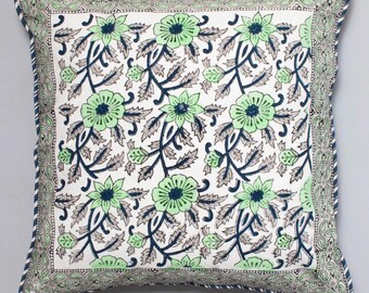 Set Di 2 Federe Per Cuscini Decorative, 50x50 Cm, Misto Cotone E Poliestere, Con Cerniera Invisibile, Turchese