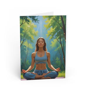 Mindfulness Greeting Cards, Meditation Cards, Spiritual Cards for Yogis, Eco-Friendly Cards, Inspirational Greeting Cards