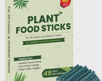 Plant Food Fertilizer 40 Sticks for All Home Garden Indoor & Outdoor Plants  - Etsy