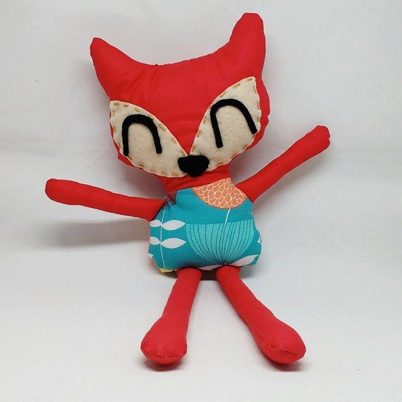 Items similar to Fabulous Fox Plushie on Etsy