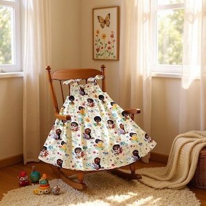Encanto Dress with Pockets: Handmade Toddler & Girls Clothes