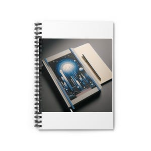 Celestial Dreams Spiral Notebook - Ruled Line, Starry Night Journal, Galaxy Theme Notebook, Cosmic Writing Pad, Gift for Space Lovers, [...]