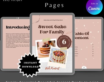 Easy Cake Recipes eBook for Beginners, Step-by-Step Cake Baking Guide, Chocolate Vanilla & Birthday Cake Recipes PDF