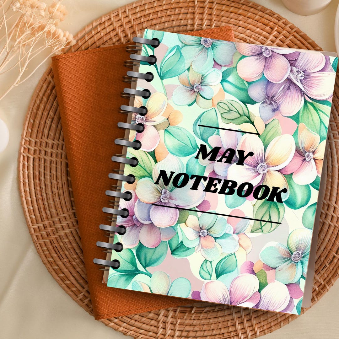 Colorful Floral Notebook – 50 Pages | 6x8 Inch - Etsy