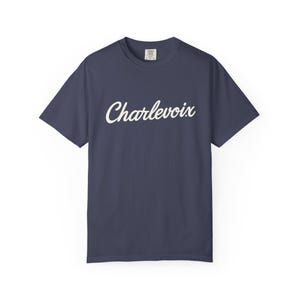Charlevoix Vintage Tee | Northern Michigan Heritage T-Shirt | Lake Michigan Americana | Soft Cotton Unisex | Up North Gift | Comfort Colors®
