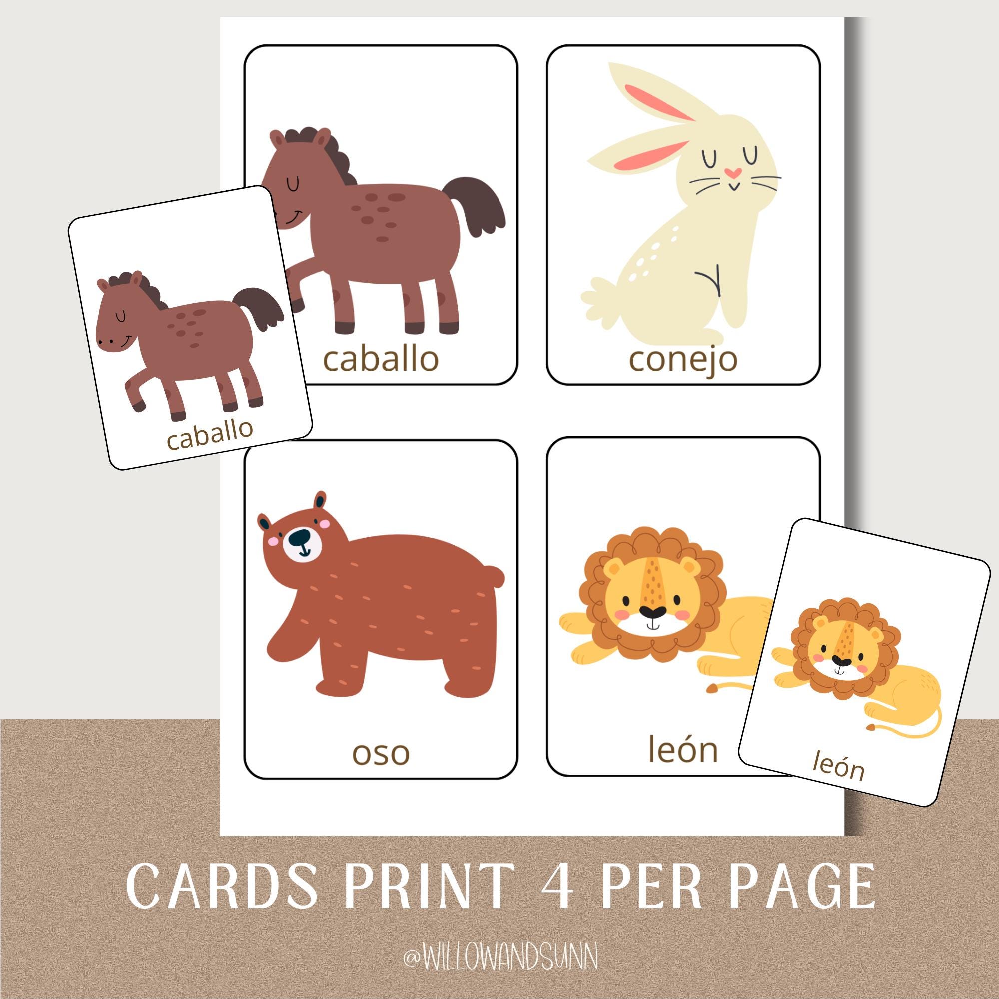 Spanish First Words Flashcards: Bilingual Learning for Toddlers (PDF ...