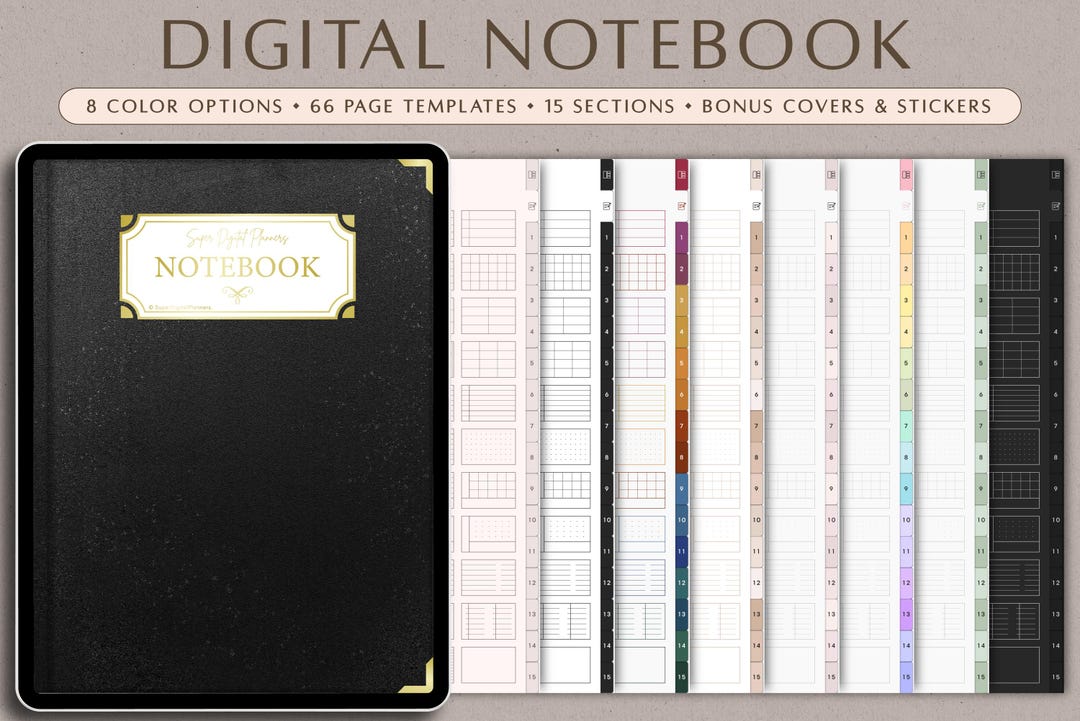 Digital Planner Notebook 2026-2028 Goodnotes Notebook Notability ...