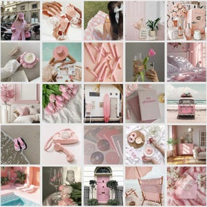 Minimal pink aesthetic stock images mockup with cohesive feminine branding visuals, PLR MRR Canva templates for professional Instagram and marketing content