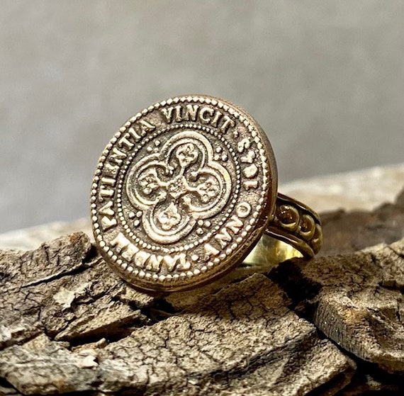 Large coin shop ring