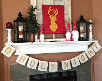 Merry Christmas Banner Christmas Banner Christmas Burlap | Etsy