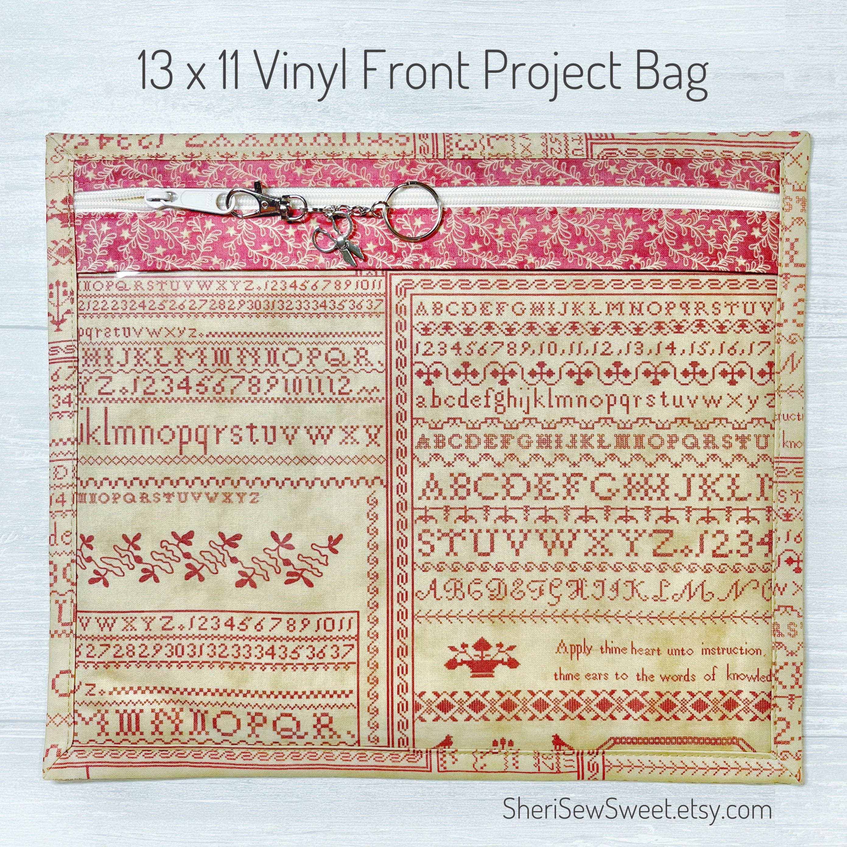 Quilt As You Go Project Bag Kit - Chateau de Chantilly - Makes 2 Bags! -  RESERVE