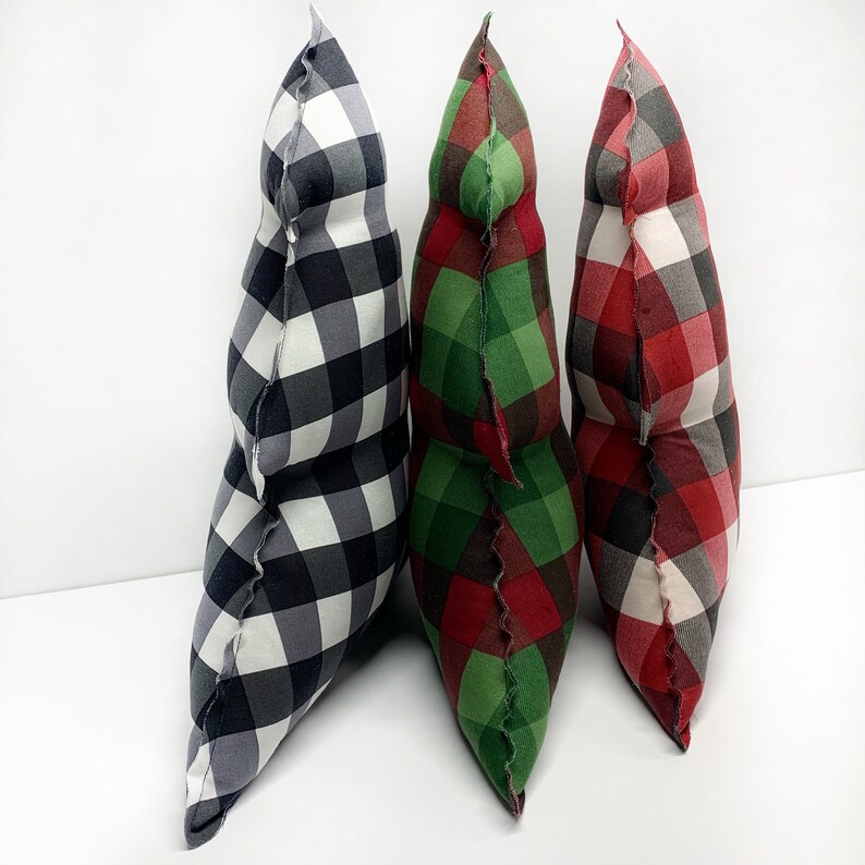 Christmas Tree Pillow Buffalo Plaid Pillow Buffalo Check Etsy
