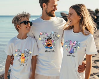 Custom Kids Disney Trip Dtf Transfer, Family Matching Ready To Press, Iron On Decal