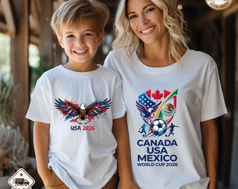 2026 Soccer Championship T-Shirt | USA, Canada, Mexico Fan Tee