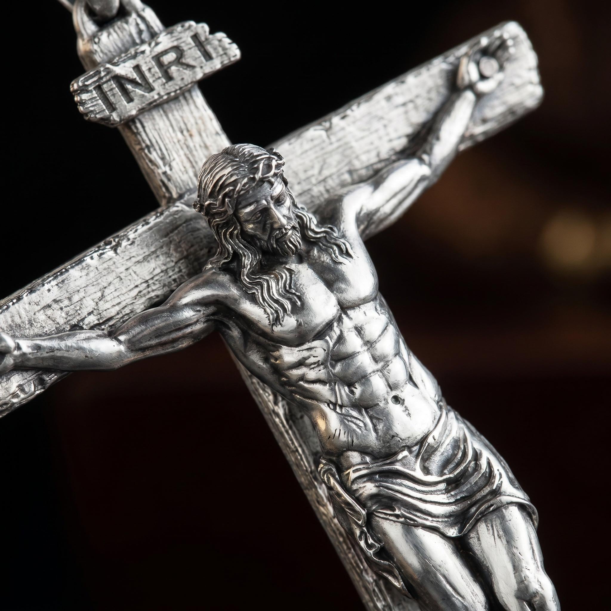 Inri Cross Necklace - Etsy