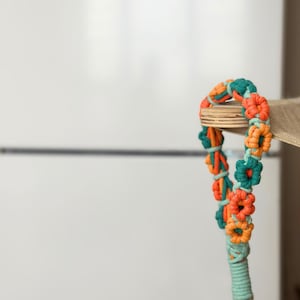 Handmade Colorful Dog Leash with Woven Handle – Durable & Soft Rope Lead for Small Pets