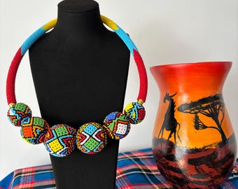 Maasai beaded necklace