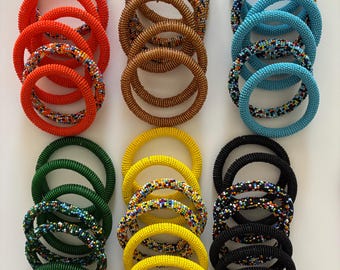 Lot De 7 Bracelets Fantaisie En Acier Doré - Style Ethnique Voyage - Marque Tata Gisele