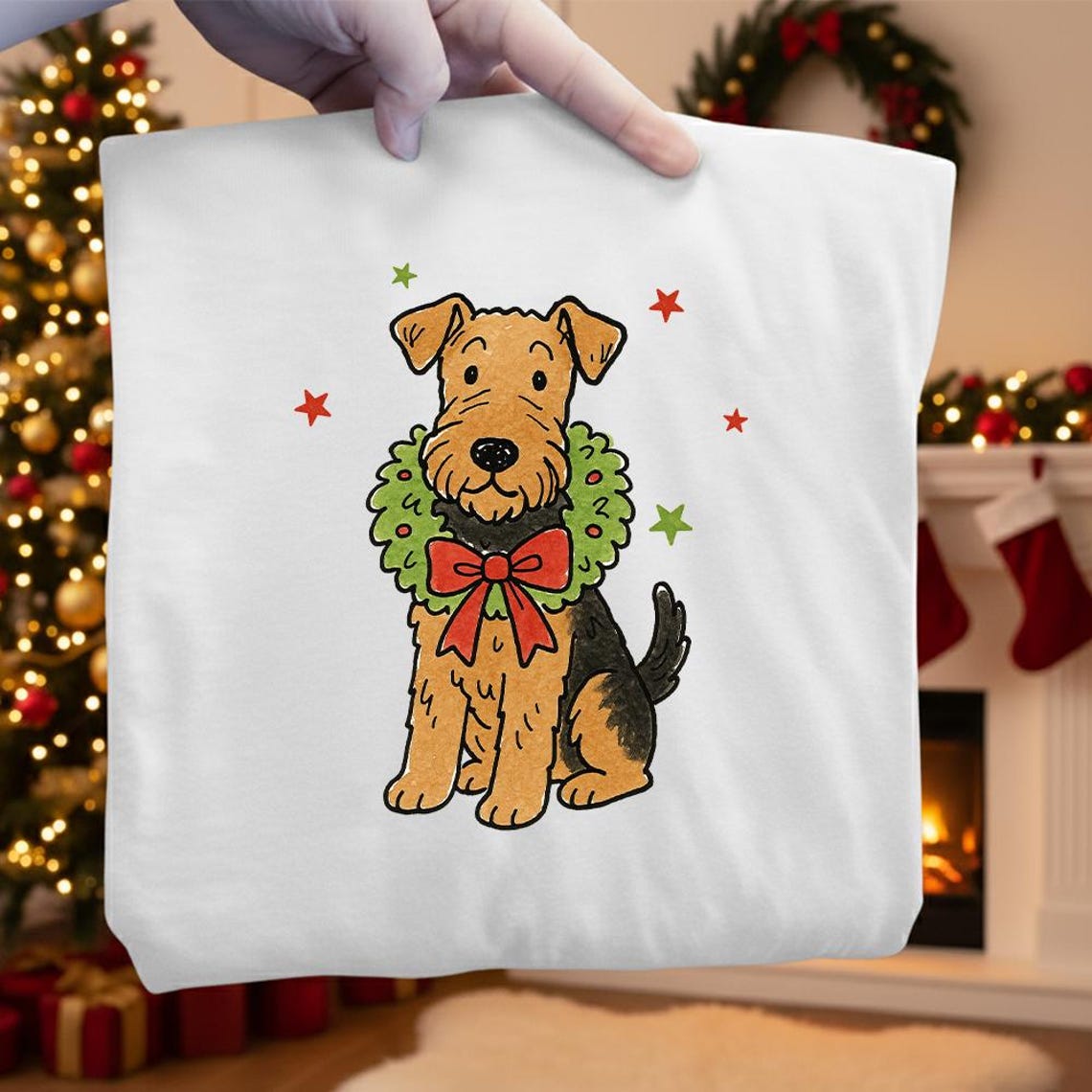 Christmas Dog PNG Clipart Bundle | Holiday Pet Lover Designs (digital ...