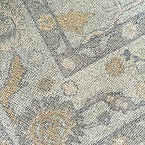 Oushak Rug Hand Knotted 8x10, 9x12, 10x14, Wool Traditional And Vintage Antique Oushak Wool Area Rug For Living Room Rug
