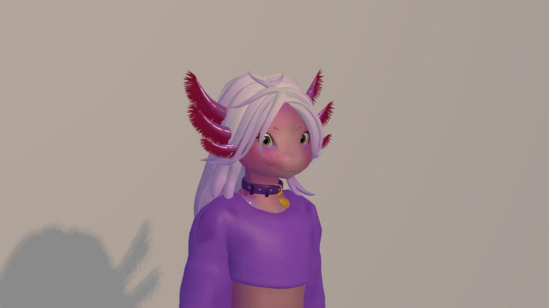 Axi the Axolotl [vrchat Avatar] - Etsy Australia
