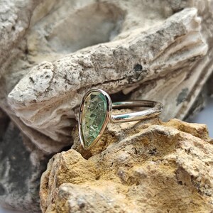 Natural Emerald Ring Vintage Ring Gifts For Her Woman Gift Engagement Ring