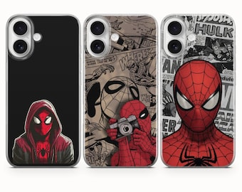Spider-Man Super Hero Handyhülle Für Iphone 17, 16, 15, 14, 13, Samsung Galaxy & Pixel 10, 9A, 8