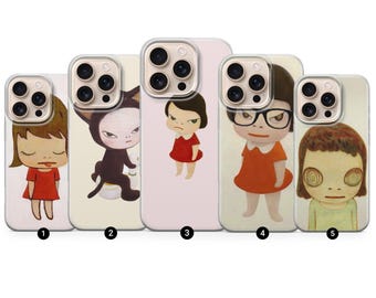 Yoshitello Nara Handyhülle, Kawaii Art, Snuggle Serie, TPU Gel Cover