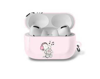 Snoopy Hören Musik AirPods Pro Case - Schutzhülle für Kopfhörer aus Kunststoff
